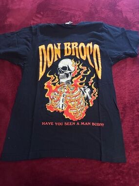 Black Don Broco Flame Graphic Tee